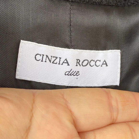 Cinzia rocca alpaca/wool coat size 2 - Picture 14 of 15
